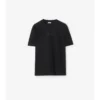 Tricou din bumbac cu logo cursiv în carouri Tricou din bumbac cu logo cursiv în carouri