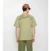 Tricou din bumbac cu logo cursiv în carouri Tricou din bumbac cu logo cursiv în carouri