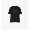 Tricou din bumbac cu logo gotic
