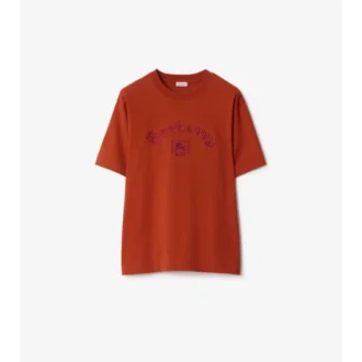 Tricou din bumbac cu logo gotic