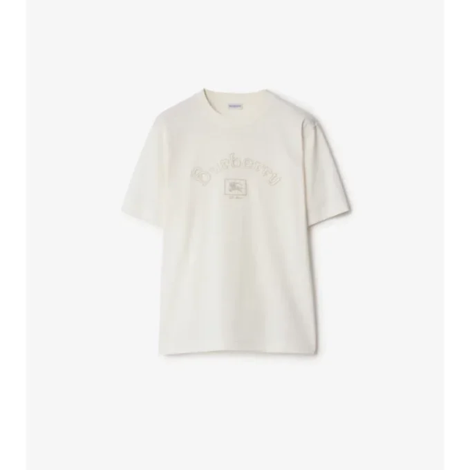 Tricou din bumbac cu logo gotic