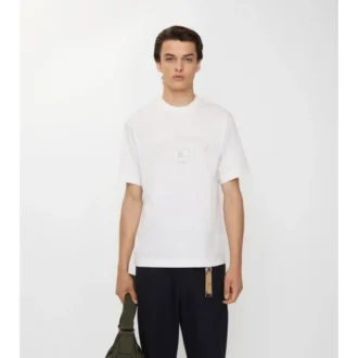 Tricou din bumbac cu logo gotic