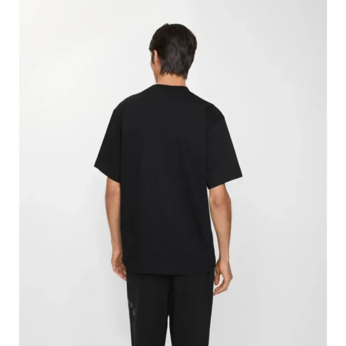 Tricou din bumbac cu logo gotic