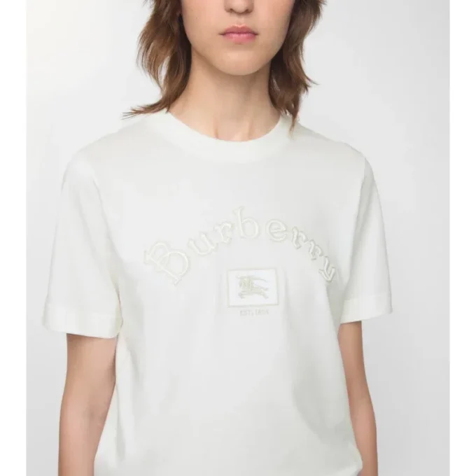 Tricou din bumbac cu logo gotic Tricou din bumbac cu logo gotic