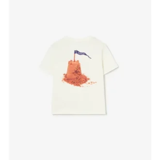 Tricou din bumbac cu logo Sandy