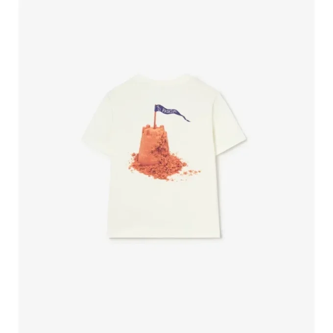 Tricou din bumbac cu logo Sandy
