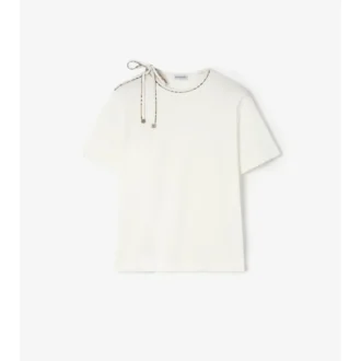 Tricou din bumbac cu mâneci cu nasturi