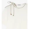 Tricou din bumbac cu mâneci cu nasturi