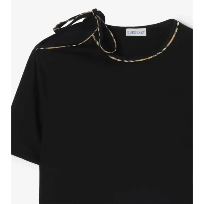 Tricou din bumbac cu mâneci cu nasturi