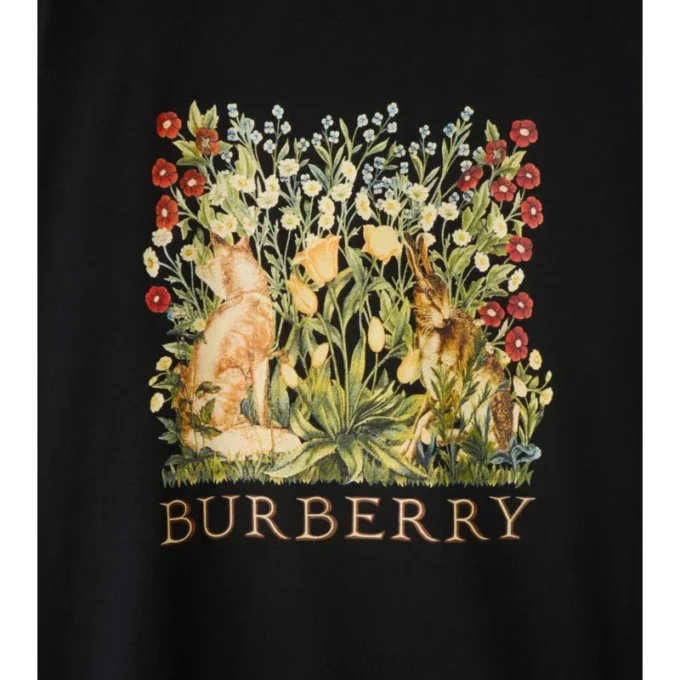 Tricou din bumbac cu mâneci lungi, cu imprimeu pădure Tricou din bumbac cu mâneci lungi, cu imprimeu pădure