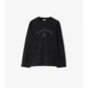 Tricou din bumbac cu mâneci lungi și logo gotic