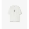 Tricou din bumbac cu trandafiri