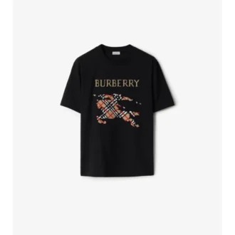 Tricou din bumbac EKD cu broderie în cruciulițe Tricou din bumbac EKD cu broderie în cruciulițe