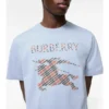 Tricou din bumbac EKD cu broderie în cruciulițe Tricou din bumbac EKD cu broderie în cruciulițe