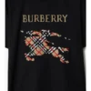 Tricou din bumbac EKD cu broderie în cruciulițe
