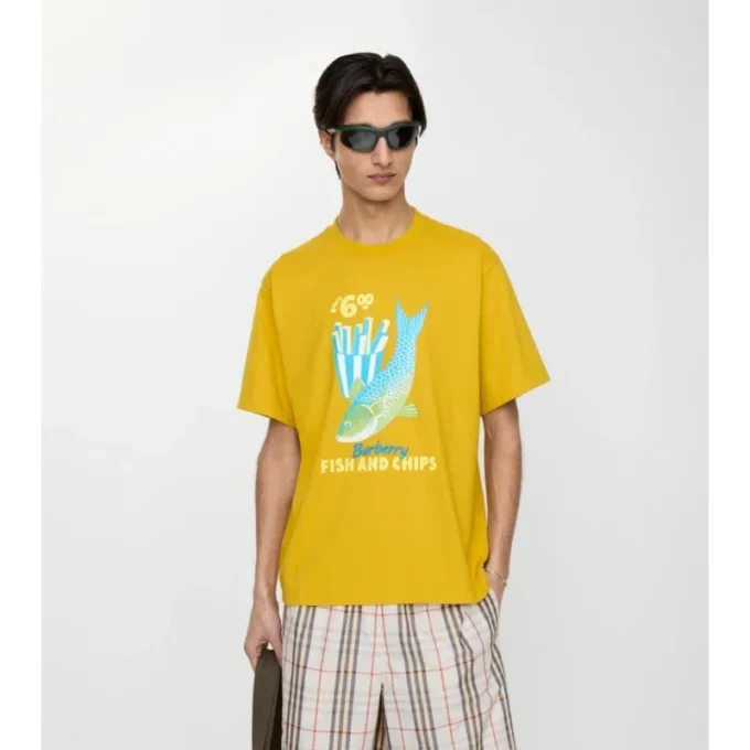 Tricou din bumbac Fish and Chips Tricou din bumbac Fish and Chips