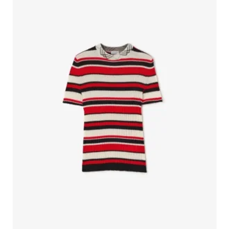 Tricou din lână cu dungi