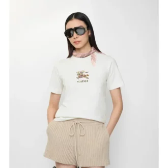 Tricou floral din bumbac EKD