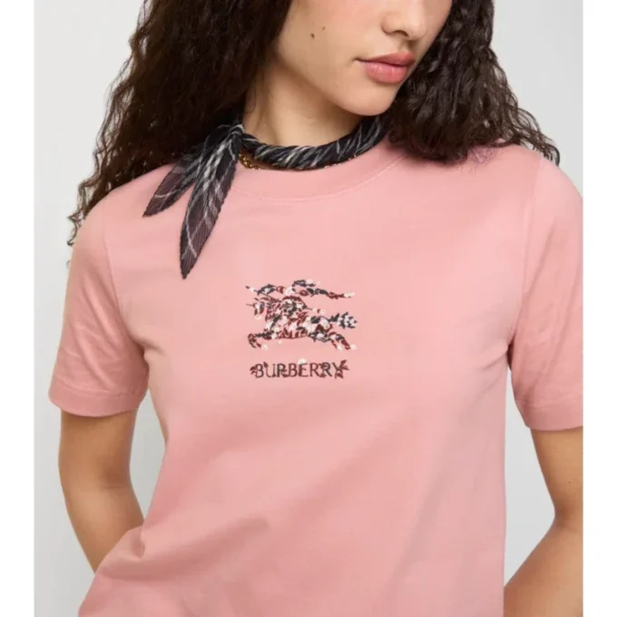 Tricou floral din bumbac EKD Tricou floral din bumbac EKD