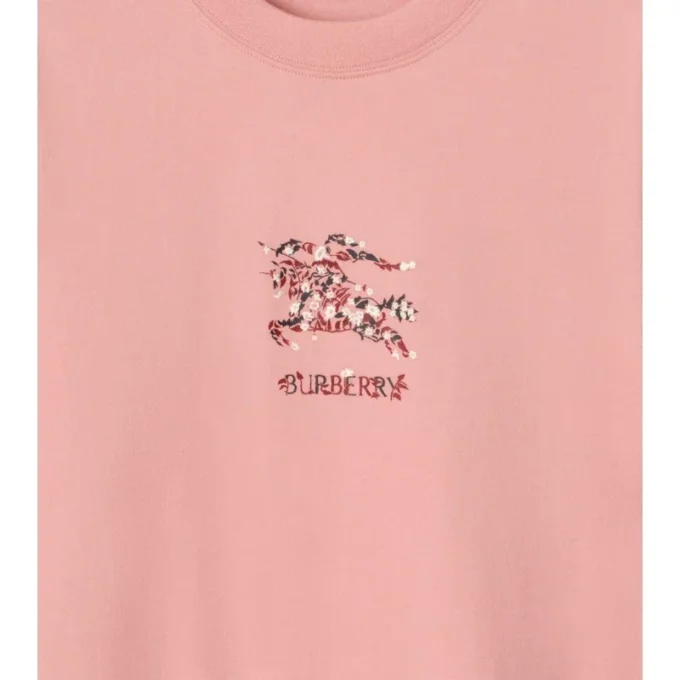 Tricou floral din bumbac EKD Tricou floral din bumbac EKD