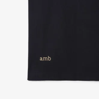 Tricou polo din bumbac EKD cu broderie în cruciulițe