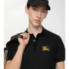 Tricou polo din bumbac EKD metalizat