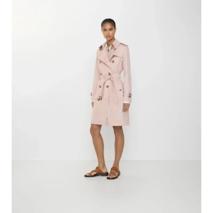 Tropical Gabardine Kensington Trench Coat, de lungime medie Tropical Gabardine Kensington Trench Coat, de lungime medie