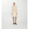Tropical Gabardine Kensington Trench Coat, de lungime medie