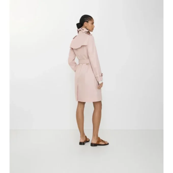 Tropical Gabardine Kensington Trench Coat, de lungime medie Tropical Gabardine Kensington Trench Coat, de lungime medie