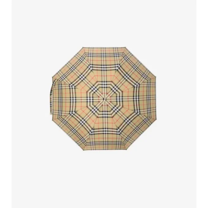 Umbrelă pliabilă cu model în carouri Umbrelă pliabilă cu model în carouri