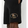 Verificați pantalonii scurți din bumbac Knight Stamp