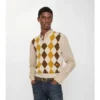 Vestă din lână cu model Argyle Vestă din lână cu model Argyle