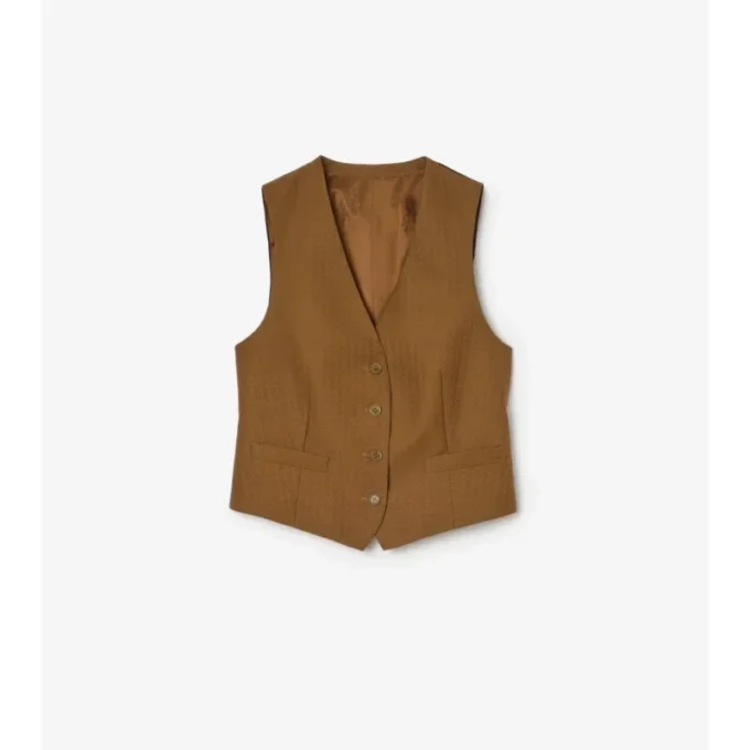 Vestă din lână și mohair