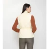 Vestă din nailon cu cusături în carouri Vestă din nailon cu cusături în carouri